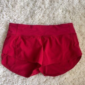 LULULEMON SPEED UP LOW RISE SHORTS